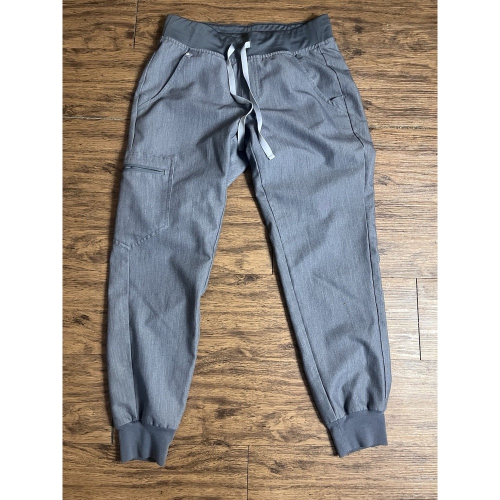 FIGS Zamora Women's XS Technical Collection Jogger Scrub Pants - Gray PO 1535